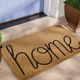 Home mate - 100% Natural coconut fiber premium door mat