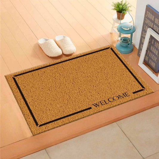 Cute coconut fiber natural door mat