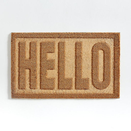 Hello there!!! Natural coconut fiber door mat
