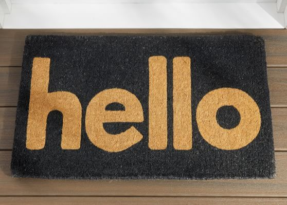Black wish Bold Premium - natural coconut fiber door mat