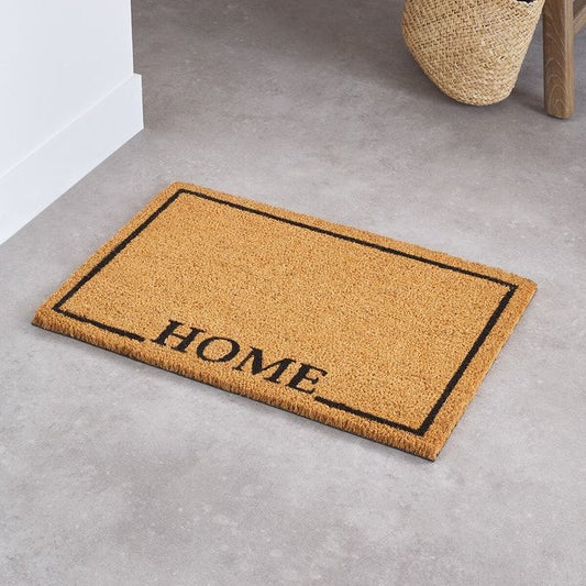 Cute coconut fiber natural door mat